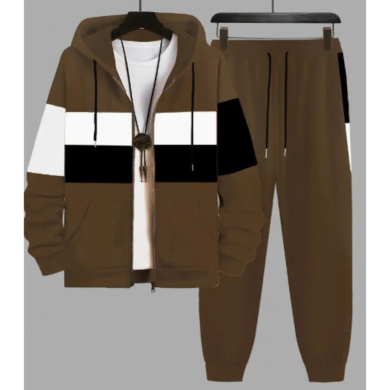 Mens AutumnWinter 3D Elephant-Print Long-Sleeve Hoodie Set - Image 3