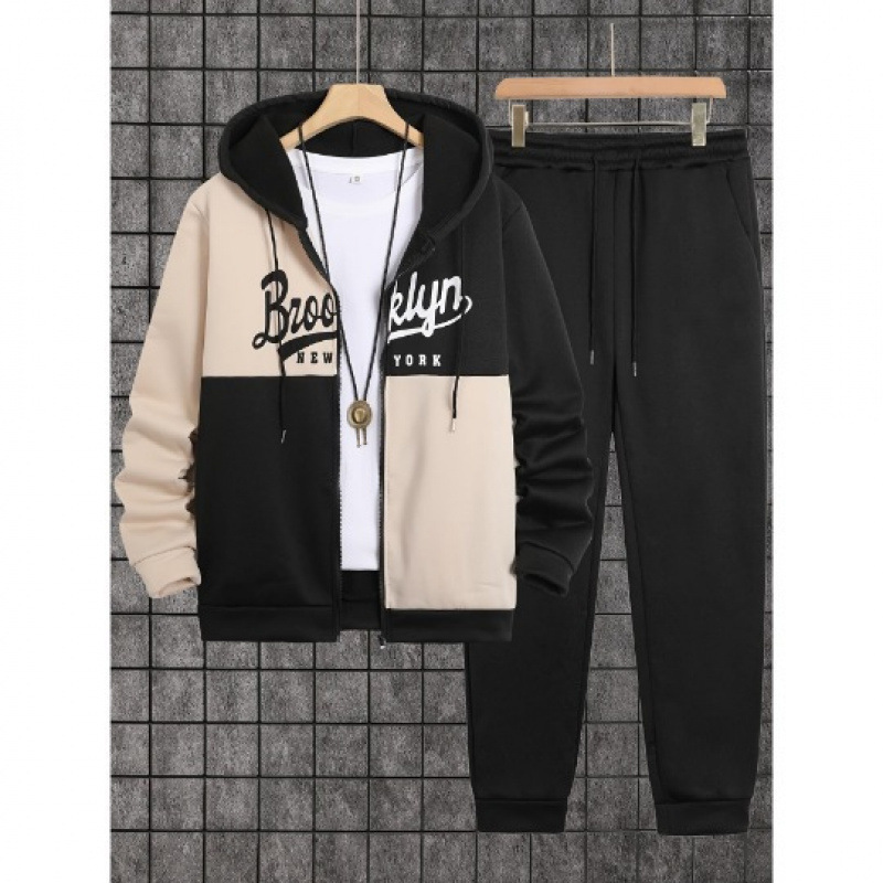 Mens AutumnWinter 3D Elephant-Print Long-Sleeve Hoodie Set - Image 9