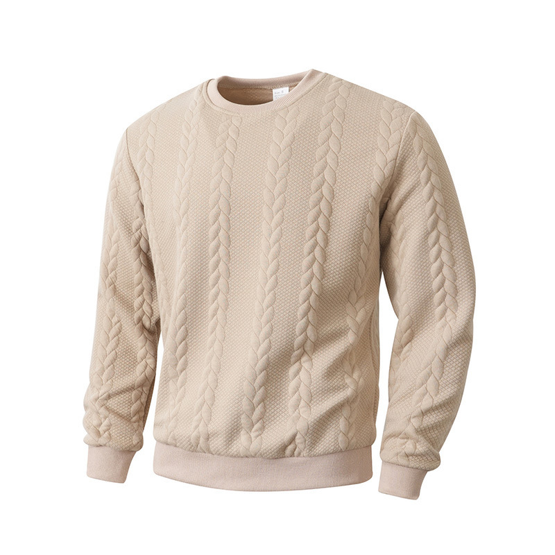 Men's Versatile Solid-color Crewneck Pullover Hoodie - Image 2