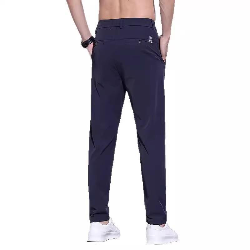 Men's Casual Pants Athletic Slim-fit Straight-leg Suit Trousers - Image 8