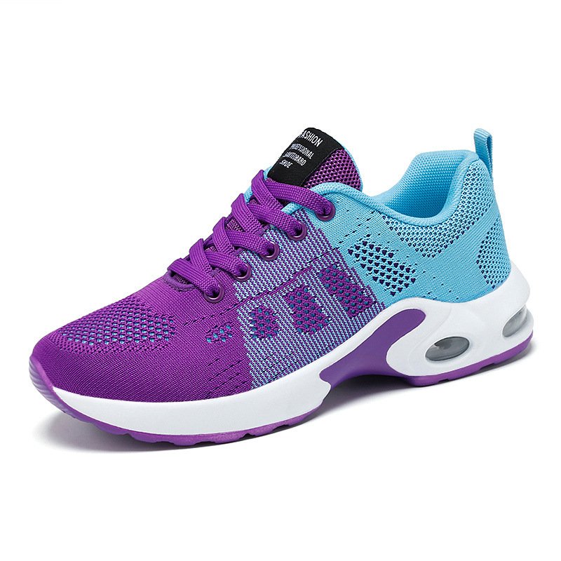 Casual Shoes Breathable Lightweight Mother Shoes Lace-up Cushioned Sneakers Women - Image 9