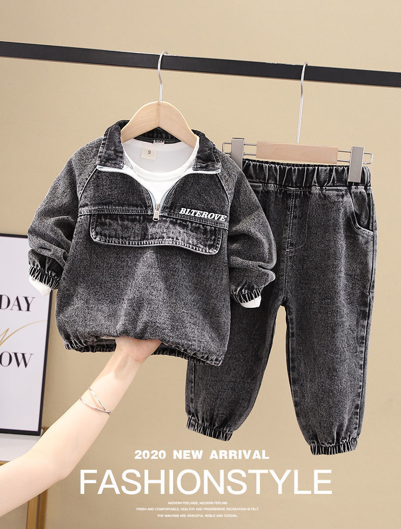 Boys Spring Clothing New Clothes Fashionable Handsome Children's Clothing - Image 2
