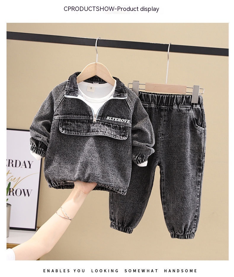 Boys Spring Clothing New Clothes Fashionable Handsome Children's Clothing - Image 8