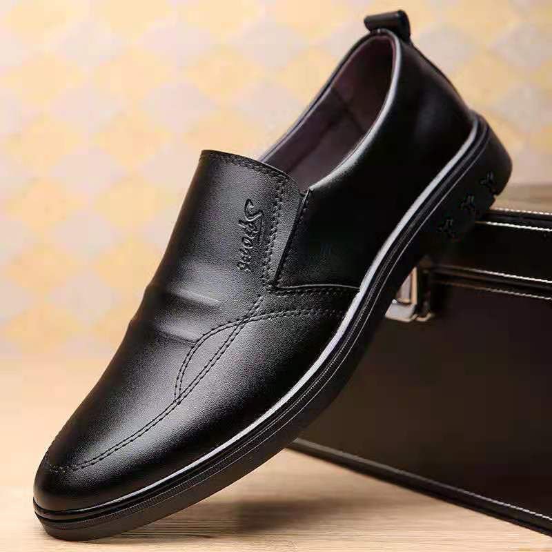 Mens Breathable Casual Business Leather Shoestrendy And Versatile - Image 5