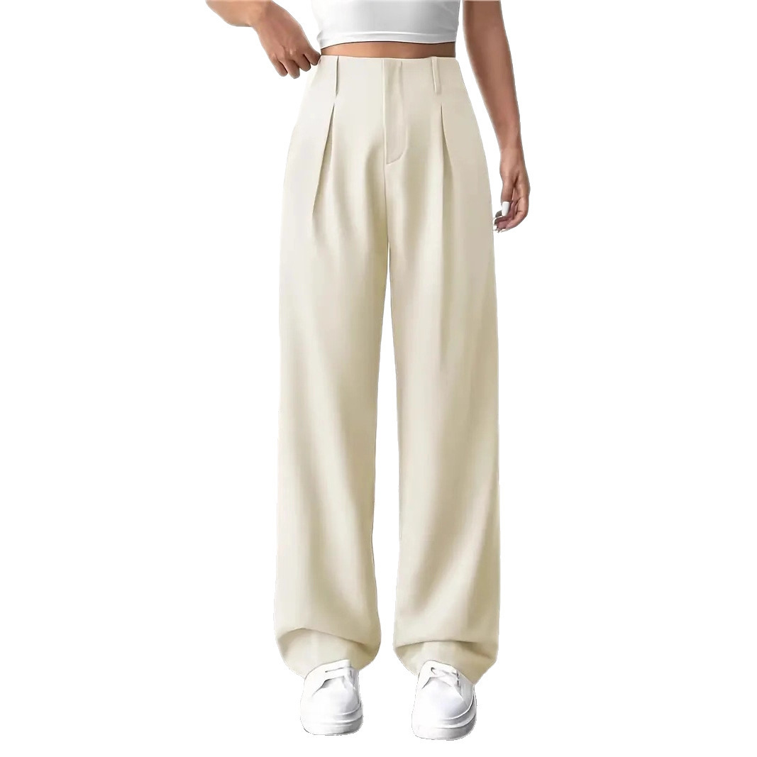 Ladies' High-waisted Slim-fit Suit Pants Wide-leg Floor-dragging Pants - Image 8