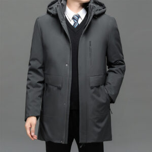 Men's Thickened Detachable Liner Thermal Cotton Padded Jacket