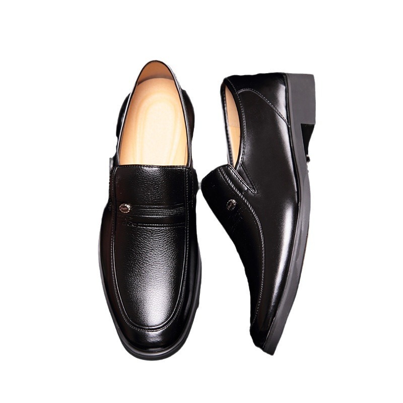 Classic Soft Leather Men's Leather Shoes Business Casual Breathable - Image 4