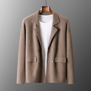 Wool Cardigan Suit Lapel Loose Fashionable Jacket