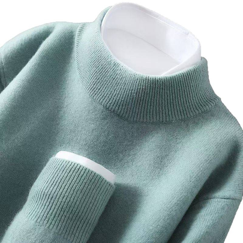 Men's Half-Neck Pullover Base Sweater - Image 6