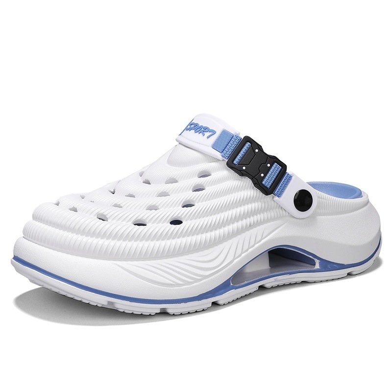 Beach Closed Toe Non-slip Thick Bottom Slip-on Slippers - Image 5