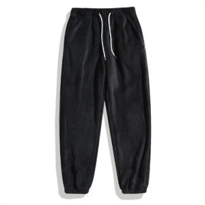 Casual And Fashionable Coral Fleece Drawstring Pants