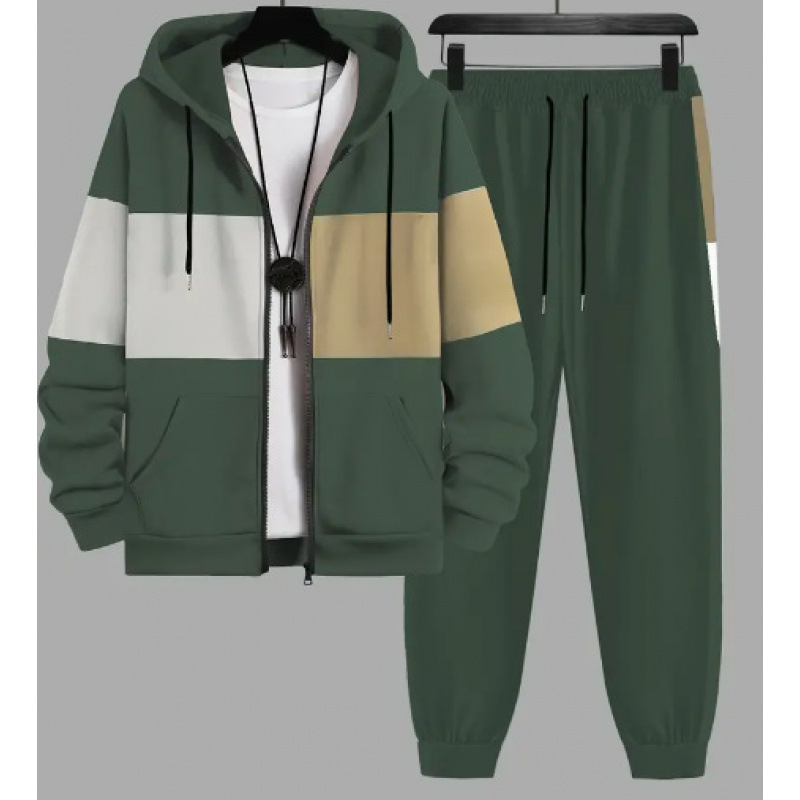 Mens AutumnWinter 3D Elephant-Print Long-Sleeve Hoodie Set - Image 5