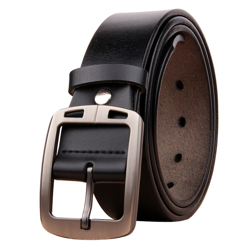 Cowhide Young And Middle-aged Retro Men's Belt - Image 6