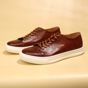 Horse Skin Washed Vintage Casual Leather Shoes