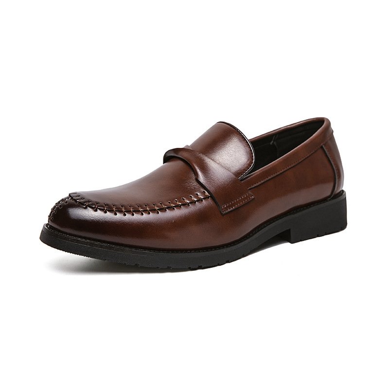 Mens Casual And Stylish Leather Shoes In British Business Style - Image 4