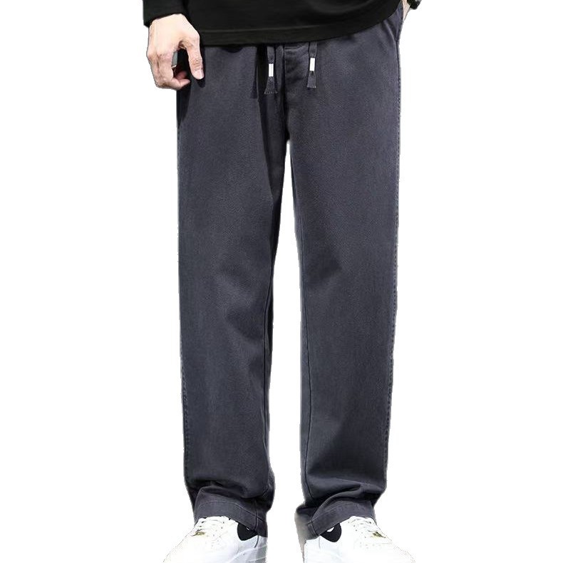 Mens Loose-fit Straight-leg Casual Jeans - Image 2