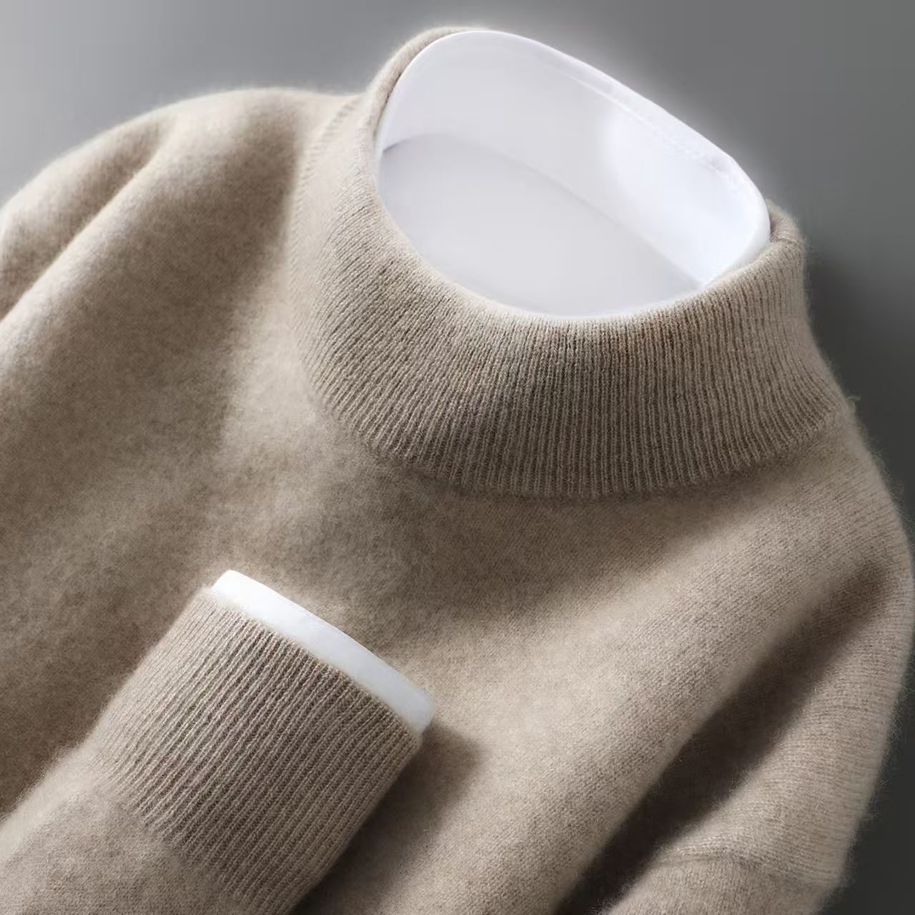 Men's Half-Neck Pullover Base Sweater - Image 8