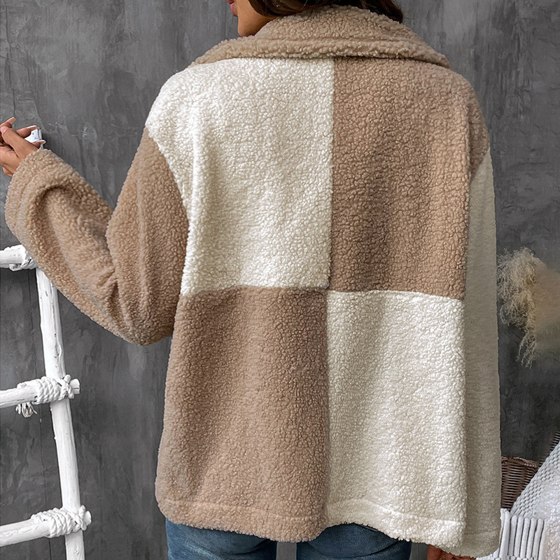 Thickened Assorted Color Single-breasted Lapel Casual Jacket - Image 2