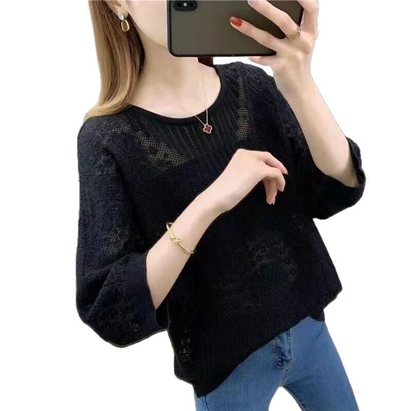 Fashionable All-matching Women's Knitwear Top - Image 6