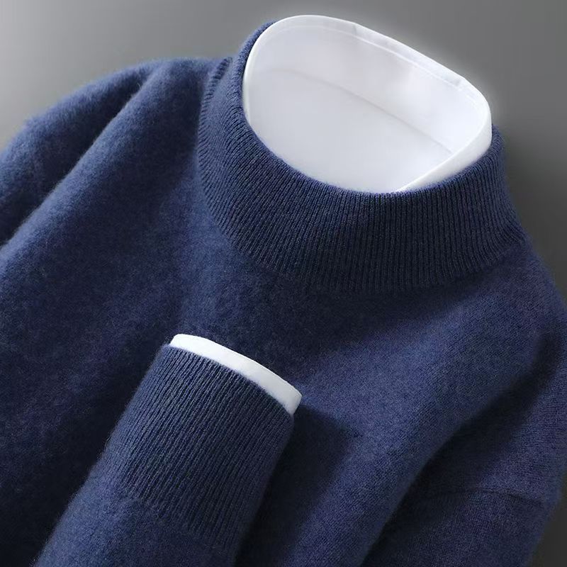 Men's Half-Neck Pullover Base Sweater - Image 9