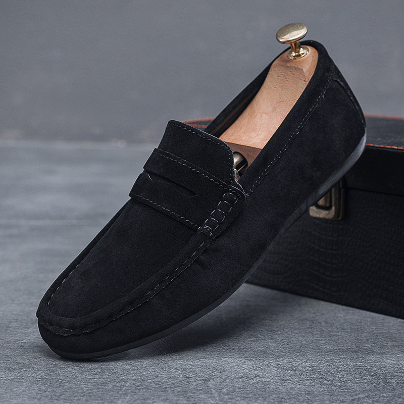Men's Casual Flat Leather Shoes - Image 4