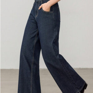 Women's Vintage High Waist Straight Leg Jeans
