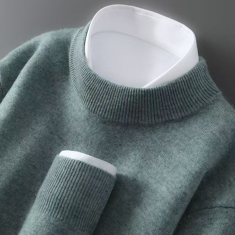 Men's Half-Neck Pullover Base Sweater - Image 7