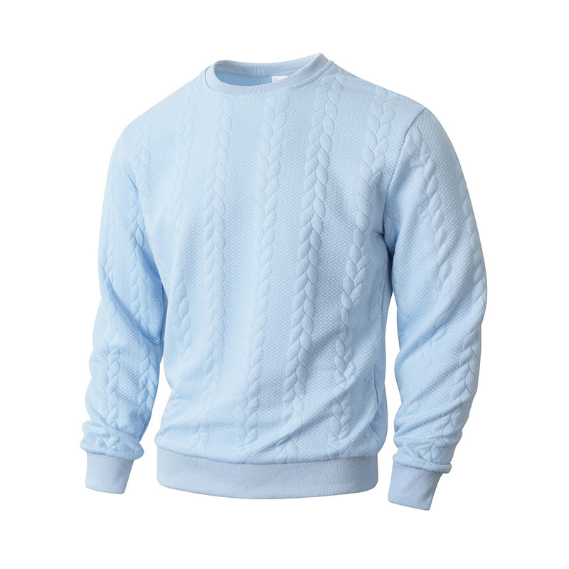 Men's Versatile Solid-color Crewneck Pullover Hoodie - Image 10