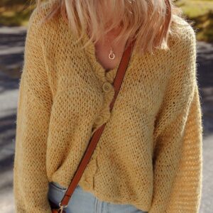 European And American Idle Style Pleated Loose Sweater For Women