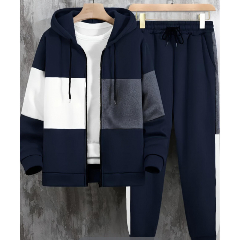 Mens AutumnWinter 3D Elephant-Print Long-Sleeve Hoodie Set - Image 2