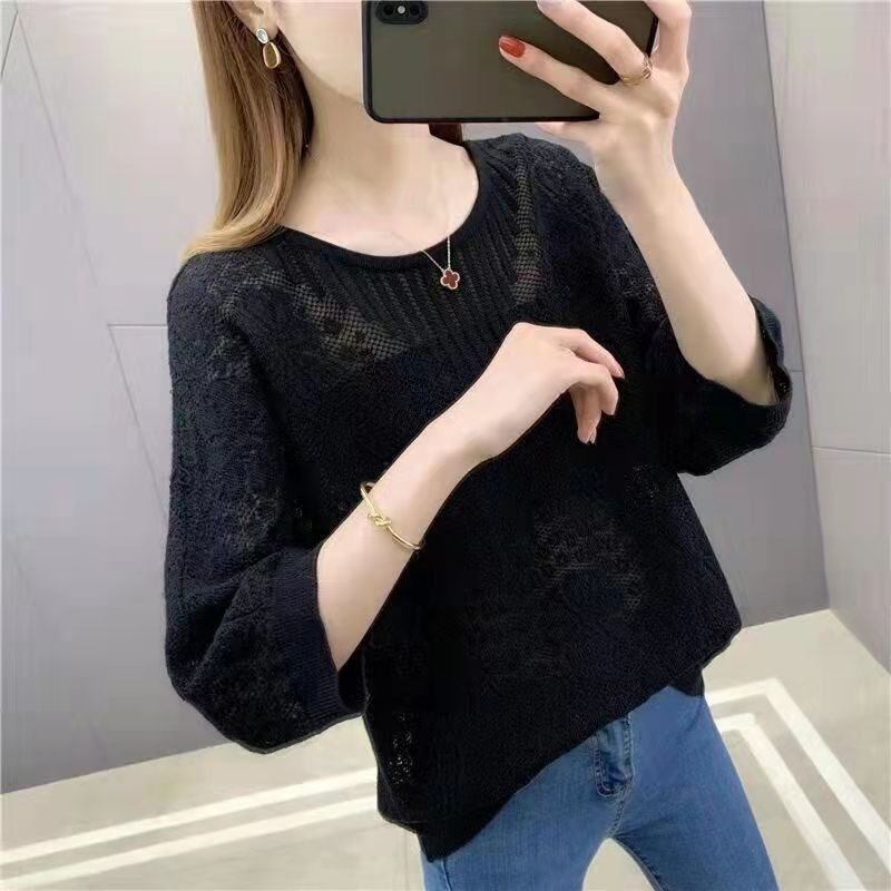 Fashionable All-matching Women's Knitwear Top - Image 5