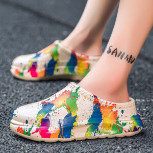 Transgender Fashion Platform Pump Chef Hotel Waterproof Food Workshop Work Shoes Durable Garden Slippers