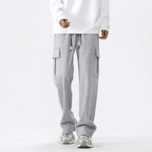 High-street Casual Workwear Sweatpants For Menautumn And Winter, Versatile For Sports