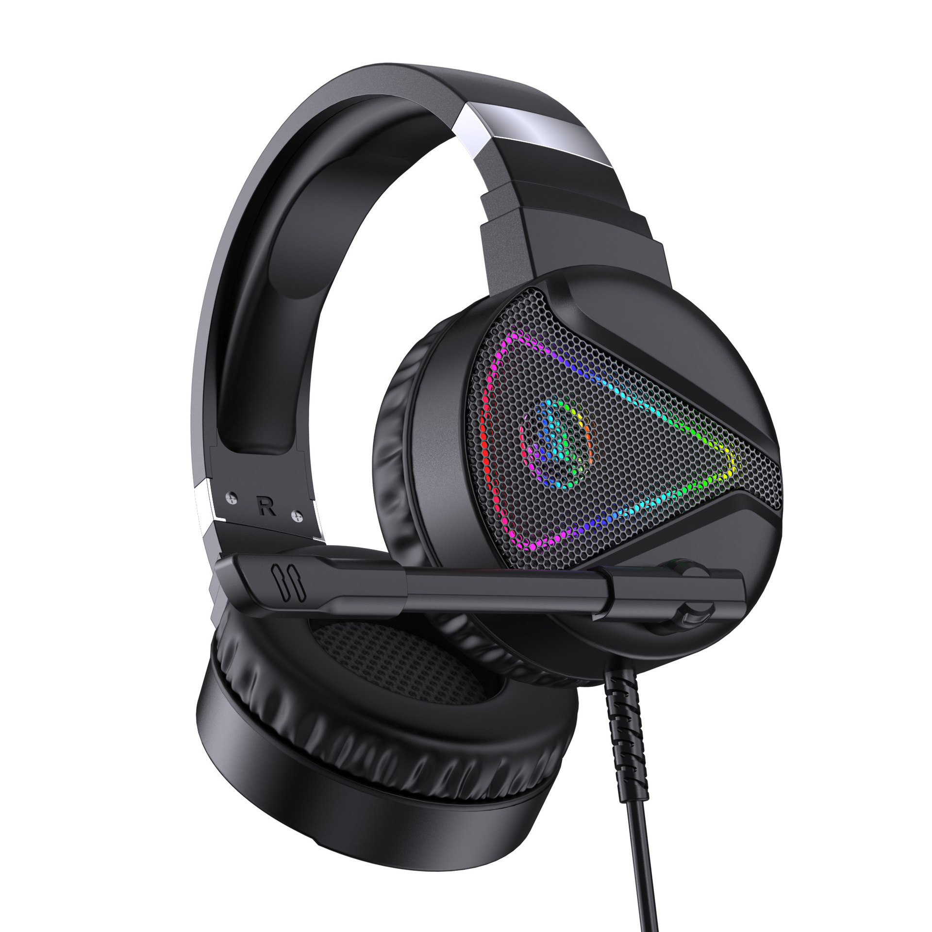 RGB Luminous ABS Headset - Image 5