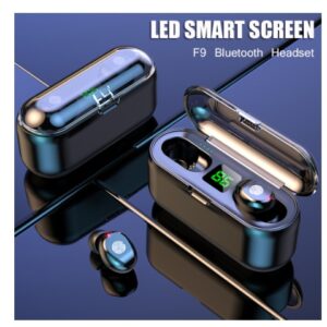 Waterproof 9D HIFI Stereo Music Headset LED Display with Micphones