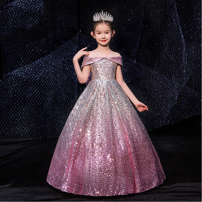 Girls long tail dress - Image 4