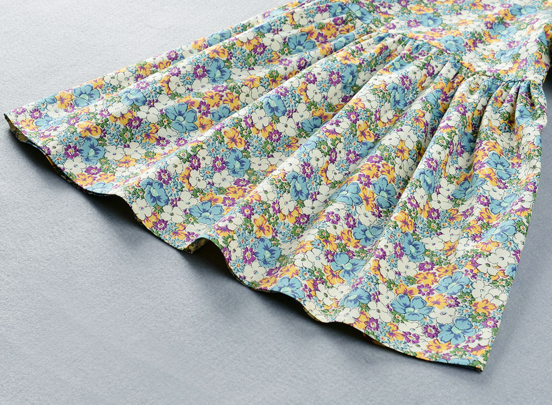 Girls Dress Summer Cotton Princess Dress Baby Children Floral Skirt - Image 4