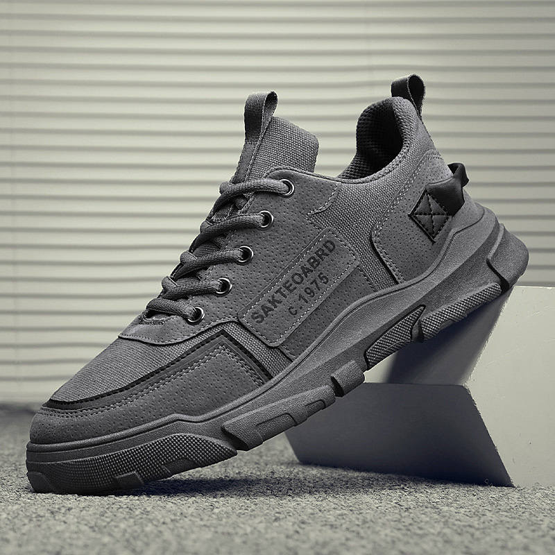 Men's Shoes Sneakers Korean Version Of The British Style Trend Canvas Shoes - Image 10