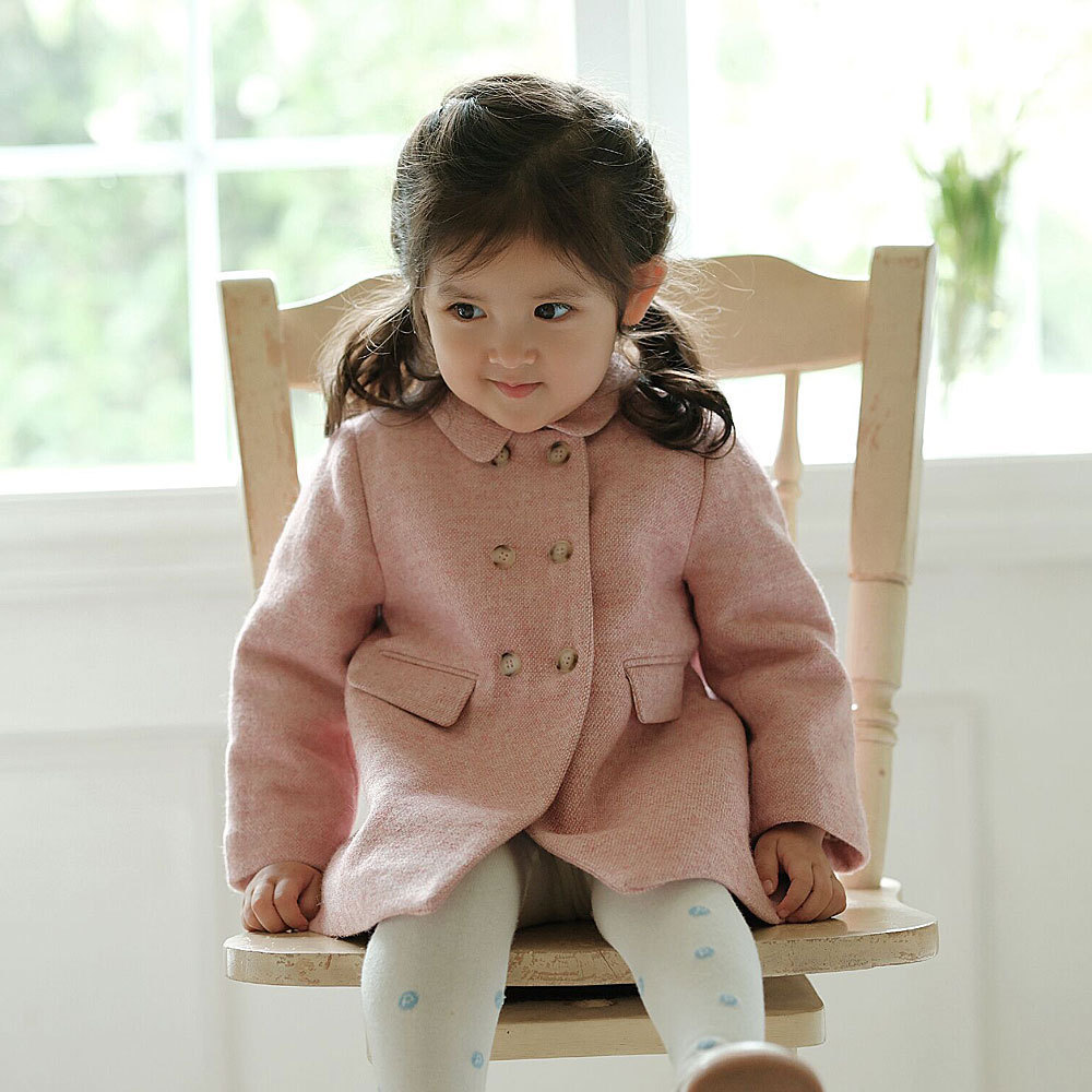 Children's Coat Girls' Woolen Coat High-definition Warm - Image 4