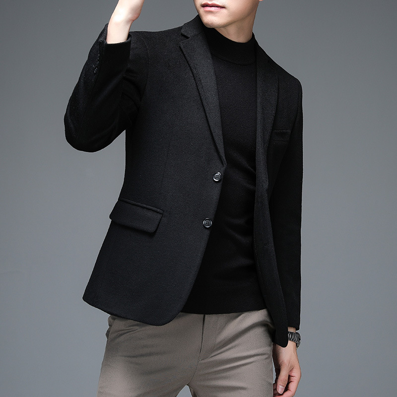 Mens Casual Wool Suit For Fall And Winter - Image 5