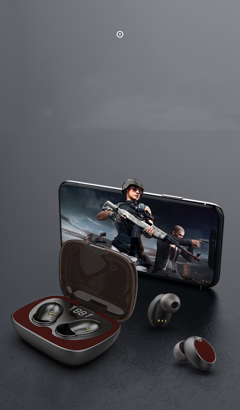 Innovative es02 Bluetooth headset Bluetooth TWS double account mercenary guild - Image 3