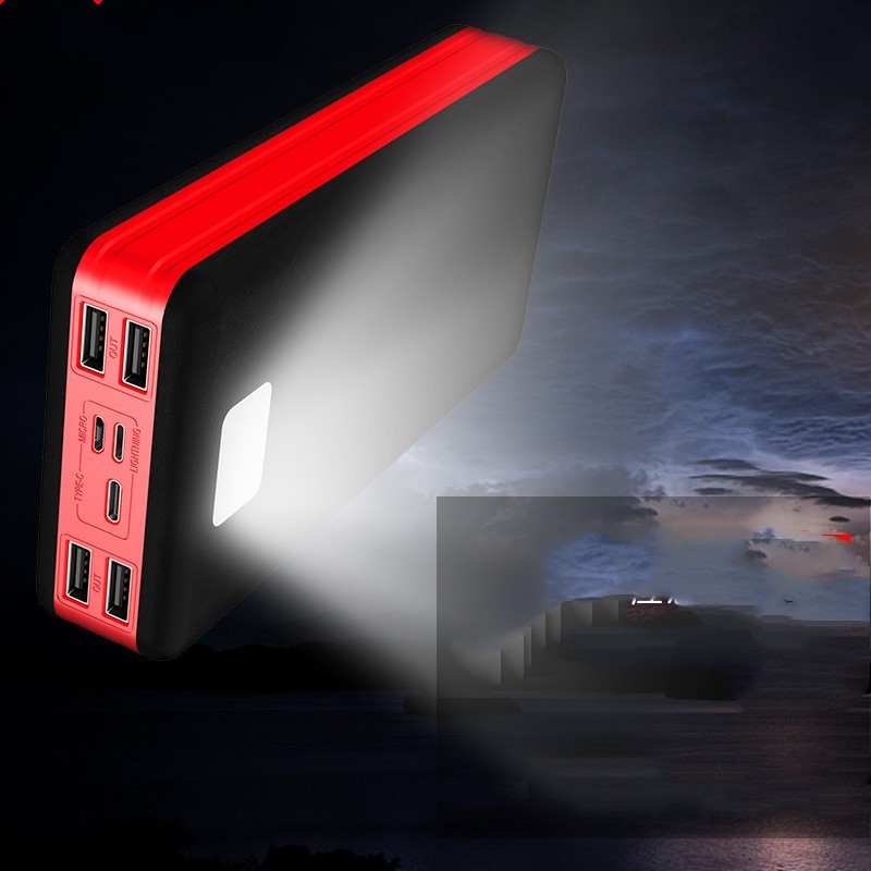 Large capacity solar power bank outdoor camping - Image 3