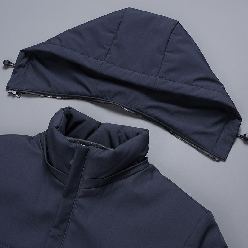 Mens Retro Casual Padded Cotton Jacket - Image 5