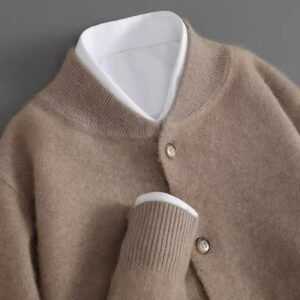 Thickened Warm Cardigan Mens Loose-fitting Sweater