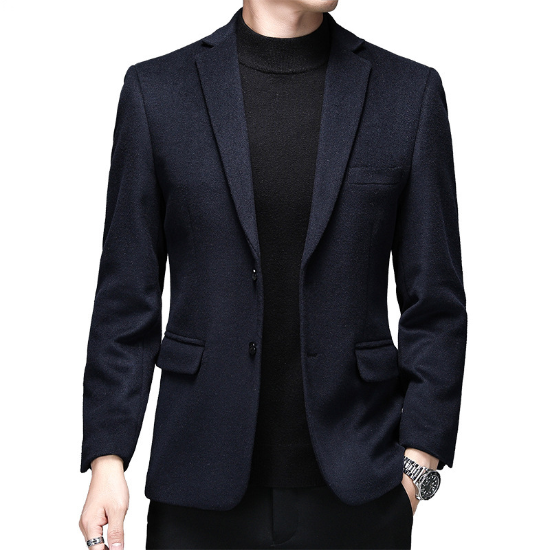 Mens Casual Wool Suit For Fall And Winter - Image 3