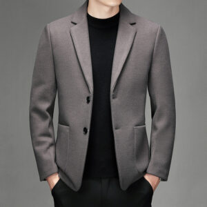 Mens Wool Suit Jacket For Fall And Winter