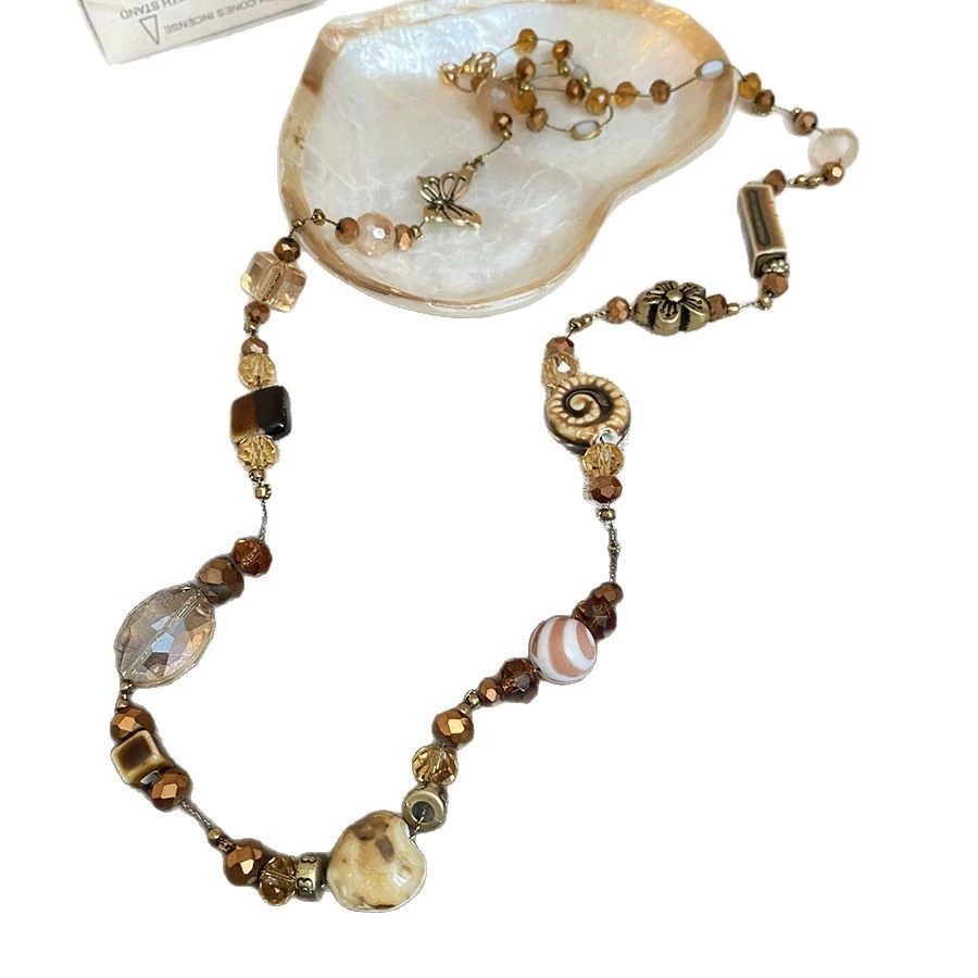 Light-luxury Niche Resort-style Collarbone Necklace With An Ethnic - Image 6