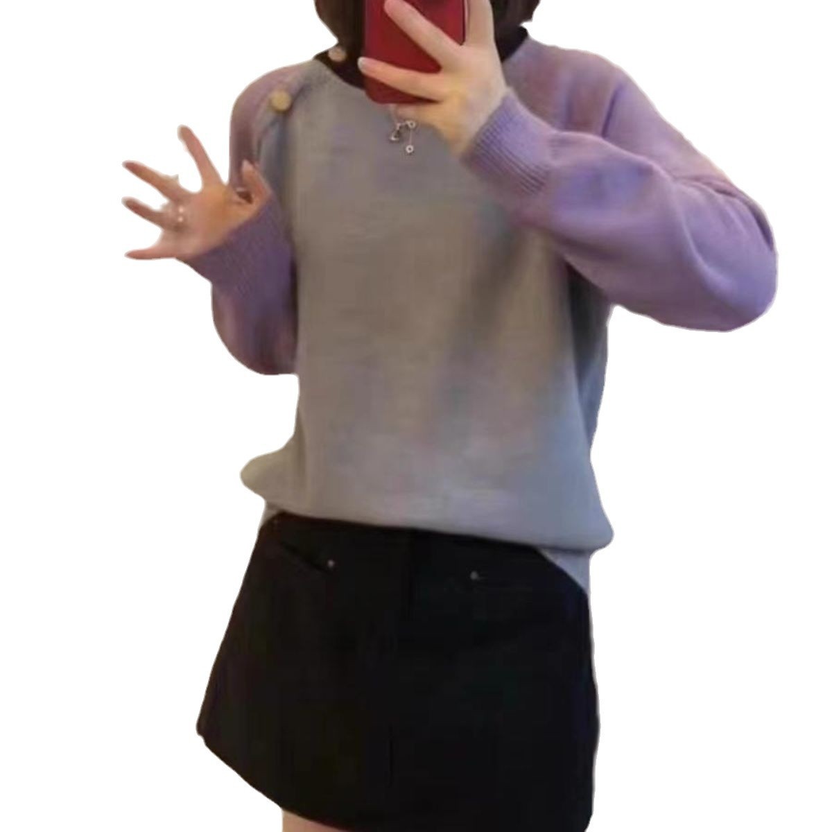 Womens Sweater With A Relaxed Designer-inspired Knit Top - Image 9