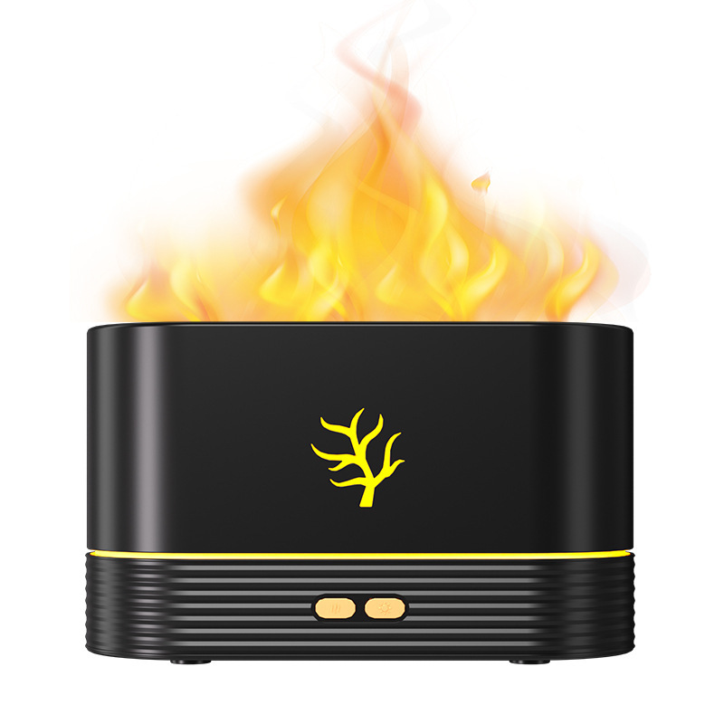 Flame Aroma Diffuser Air Humidifier Ultrasonic Cool Mist Maker Fogger Led Essential Oil Flame Lamp Difusor - Image 7