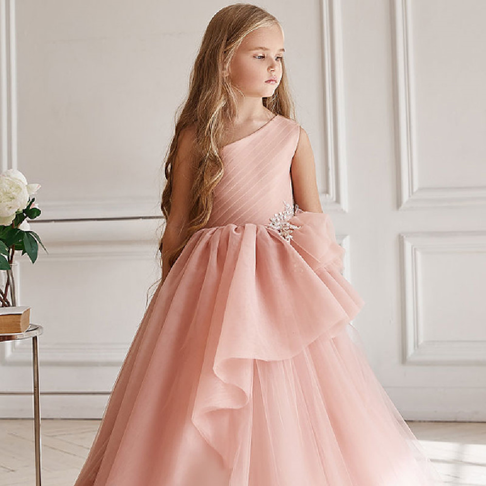 Children Girl Evening Dress Princess Skirt Dress Skirt Long Style - Image 4